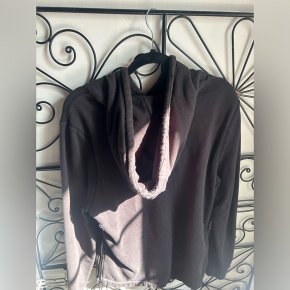 Tackma - Seek No approval distressed zipper pullover sweatshirt! Size small - Picture 5 of 6